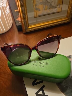 kate spade Sassari Tortoiseshell Cat-Eye Sunglasses - Brown Gradient
